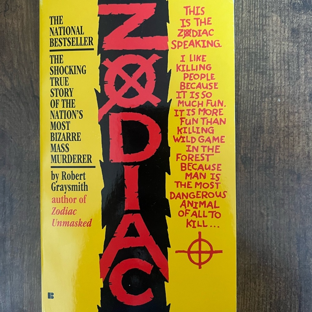 Zodiac Book by Robert Graysmith